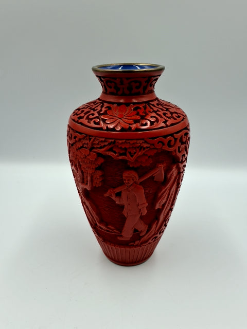 Kinesiske lak vase